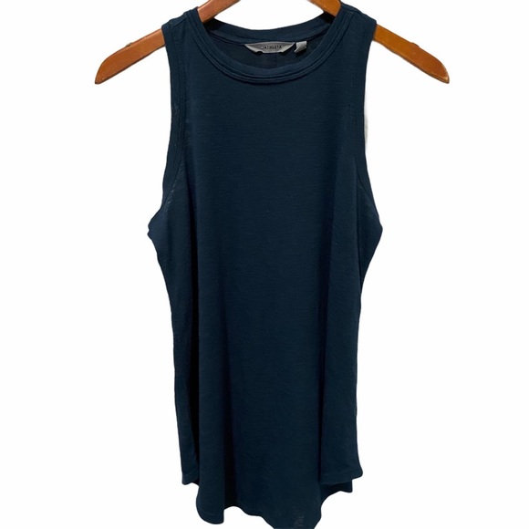 Athleta Polyester Modal Blue Sleeveless Top Small - Picture 1 of 6